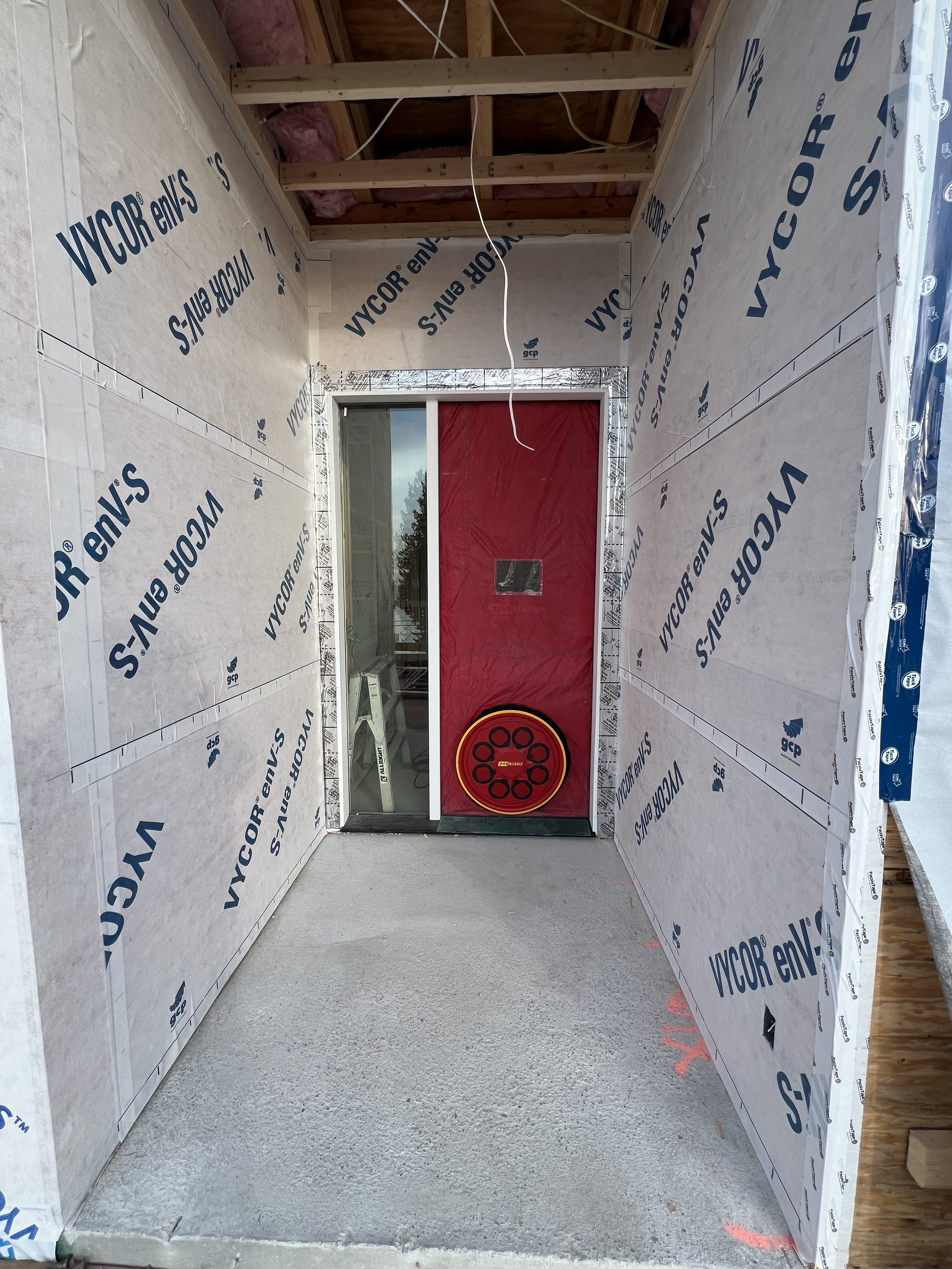 Exterior wrap installation